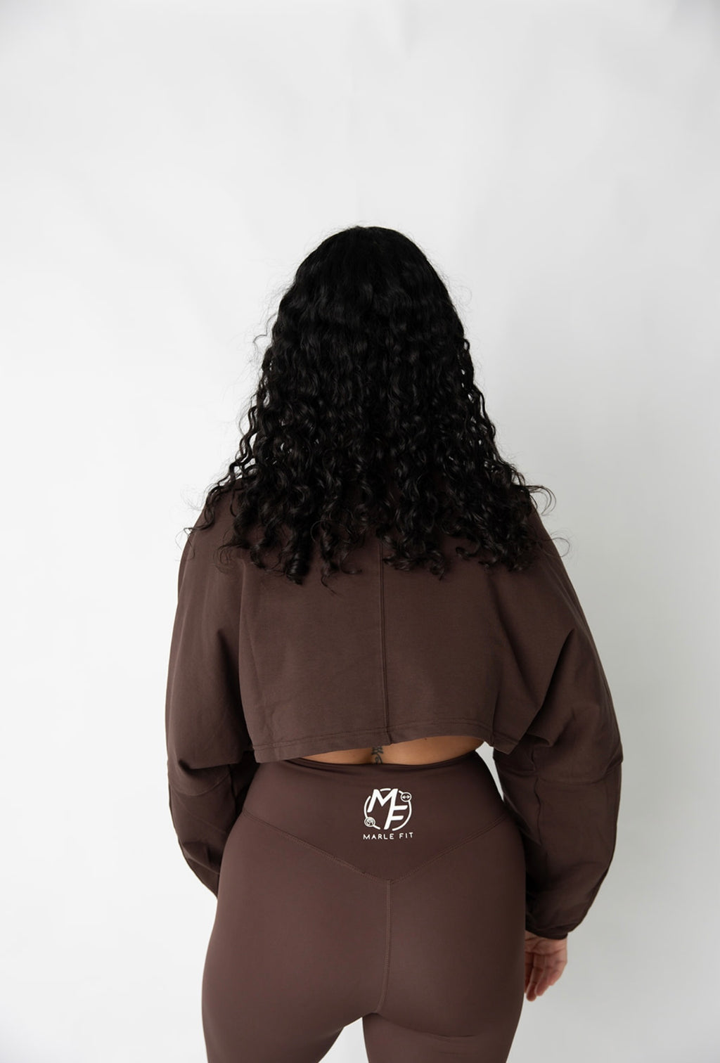 Mocha Cropped Set