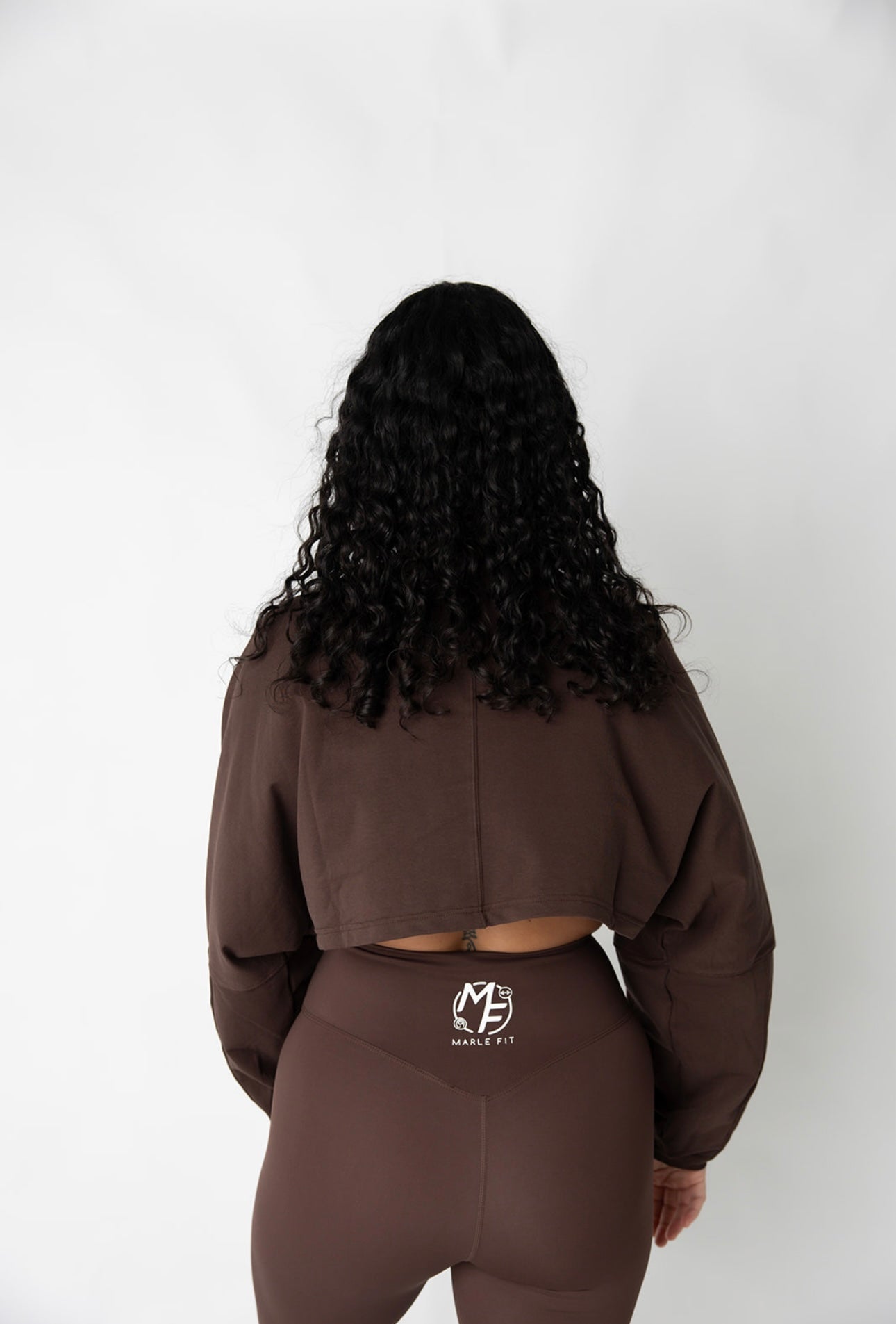 Mocha Cropped Set
